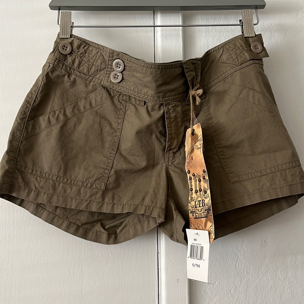 Dark olive green shorts